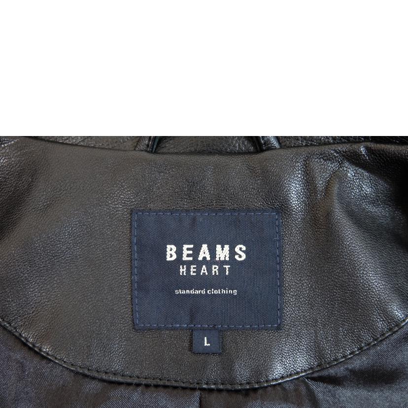 BEAMS　HERAT ビームスハート/羊革ダブルライダース/42-18-0512-202//Bランク/71