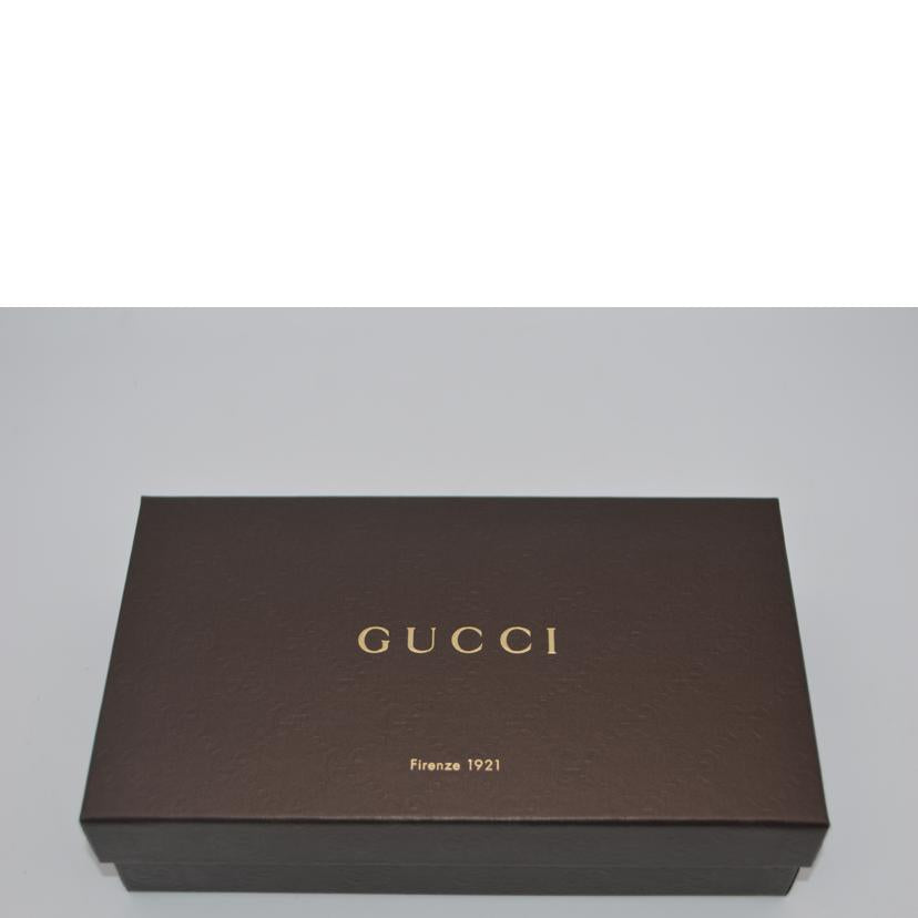 GUCCI グッチ/GGキャンバスプレートジップレザー長財布/244946//095*/Aランク/89