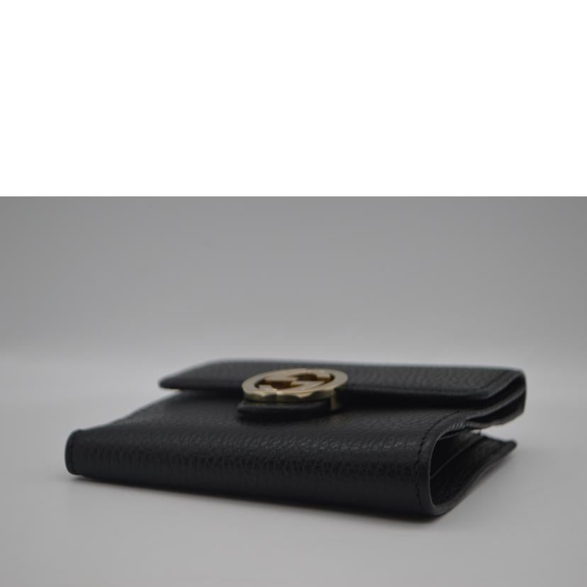 GUCCI グッチ/インターロッキングGコンパクトレザー財布/615525//114*/Aランク/89