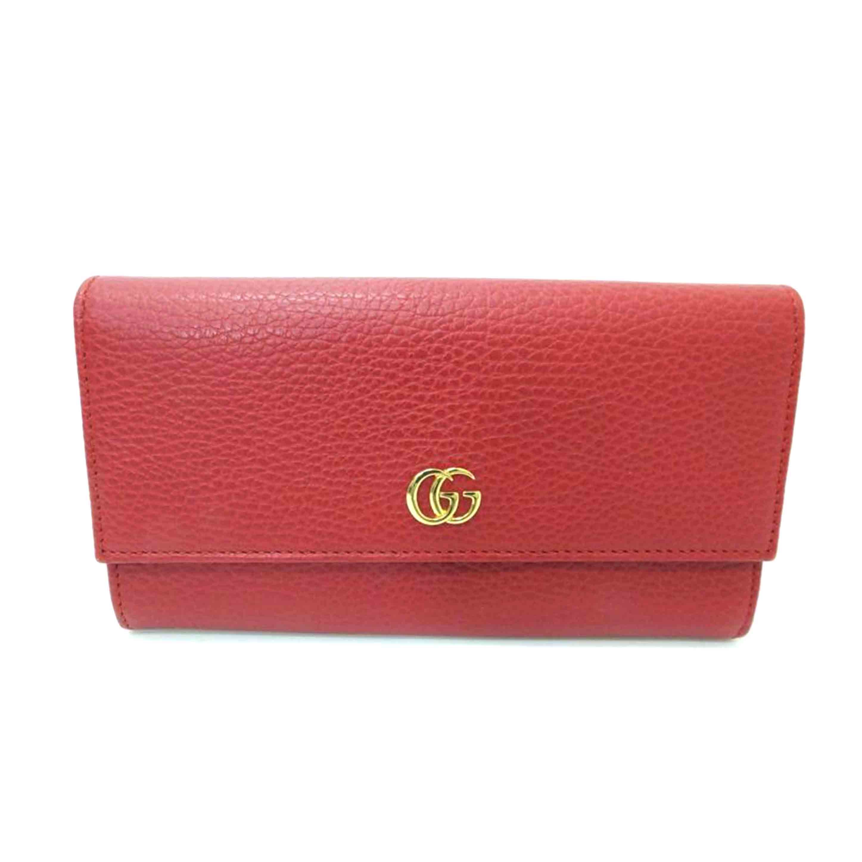 GUCCI グッチ/GGマーモントレザー長財布/456116･480199//ABランク/88