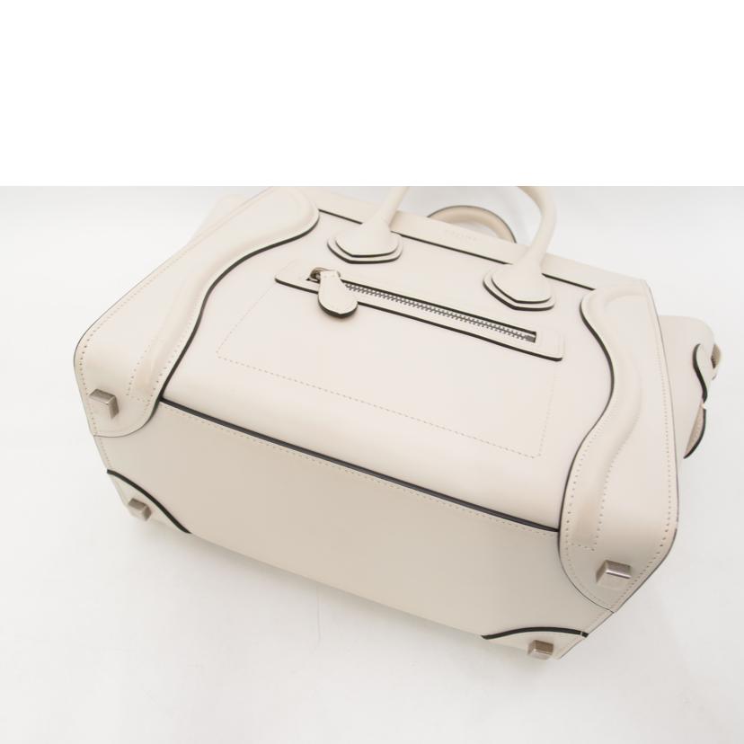 CELINE セリーヌ/ラゲージマイクロショッパー／ホワイト/167793LBA//AT-************/Aランク/69