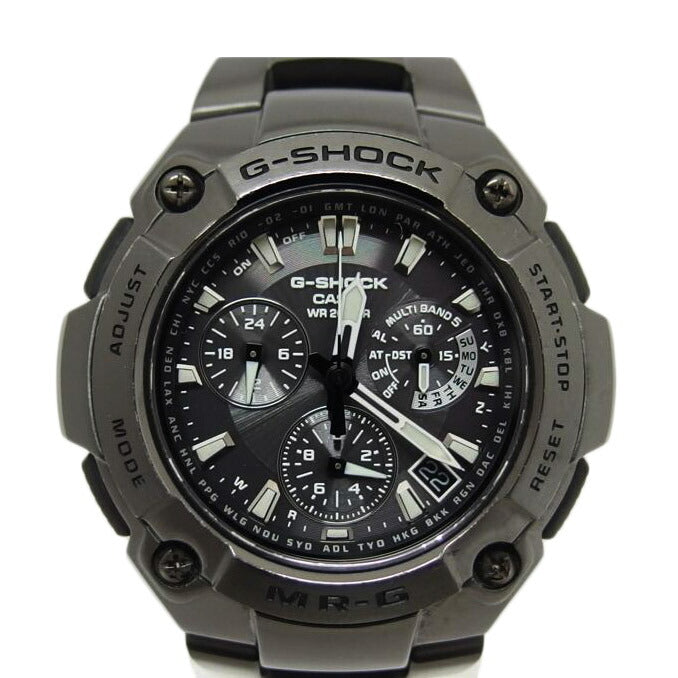 CASIO カシオ/G－SHOCK／ブラックチタン／タイトロックバックル／電波ソーラー/MRG-7500BJ-1AJF//730***/Bランク/04