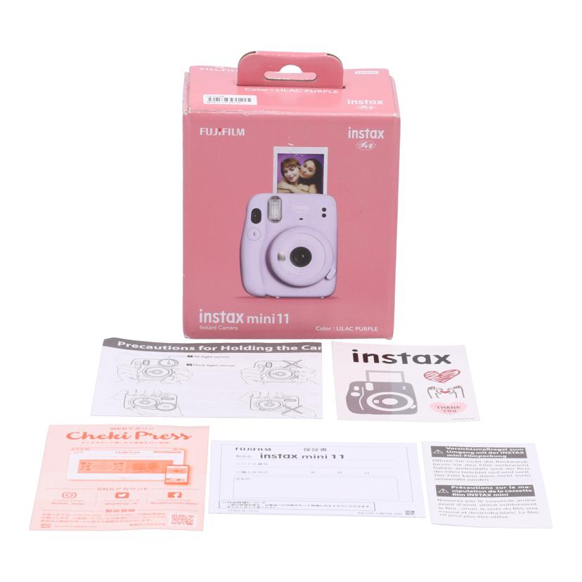 FUJIFILM 富士フイルム　/インスタントカメラ／チェキ/instax mini11//VE71149/ABランク/01