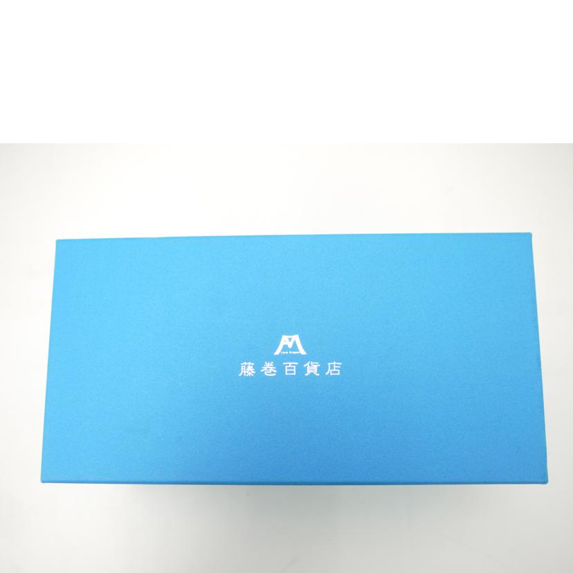 藤巻百貨店ｘ深川硝子工芸/クリスタルガラス「GOKAN」/ﾌｼﾞﾏｷﾌﾞﾙｰROCK WAVE＆OWAN WAVE//Sランク/69
