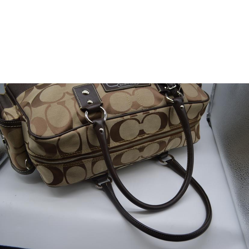 COACH コーチ/デカシグネチャーストライプ2wayレザーボストン/F77179//K10**/Aランク/89