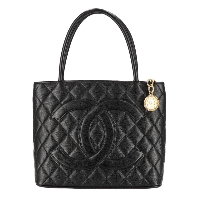 CHANEL シャネル/復刻トート／ゴールド金具／キャビアスキン//100*****/Aランク/91