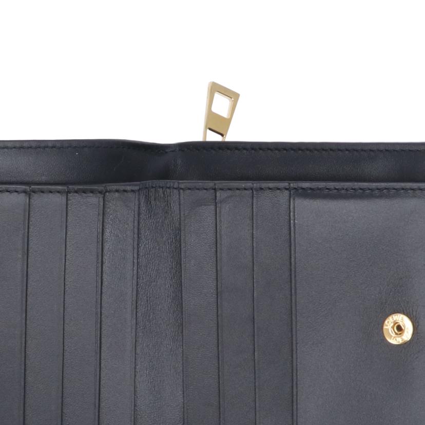 LOEWE ロエベ/リピートエンボスコンパクトウォレット/0010795557//062***/Aランク/91