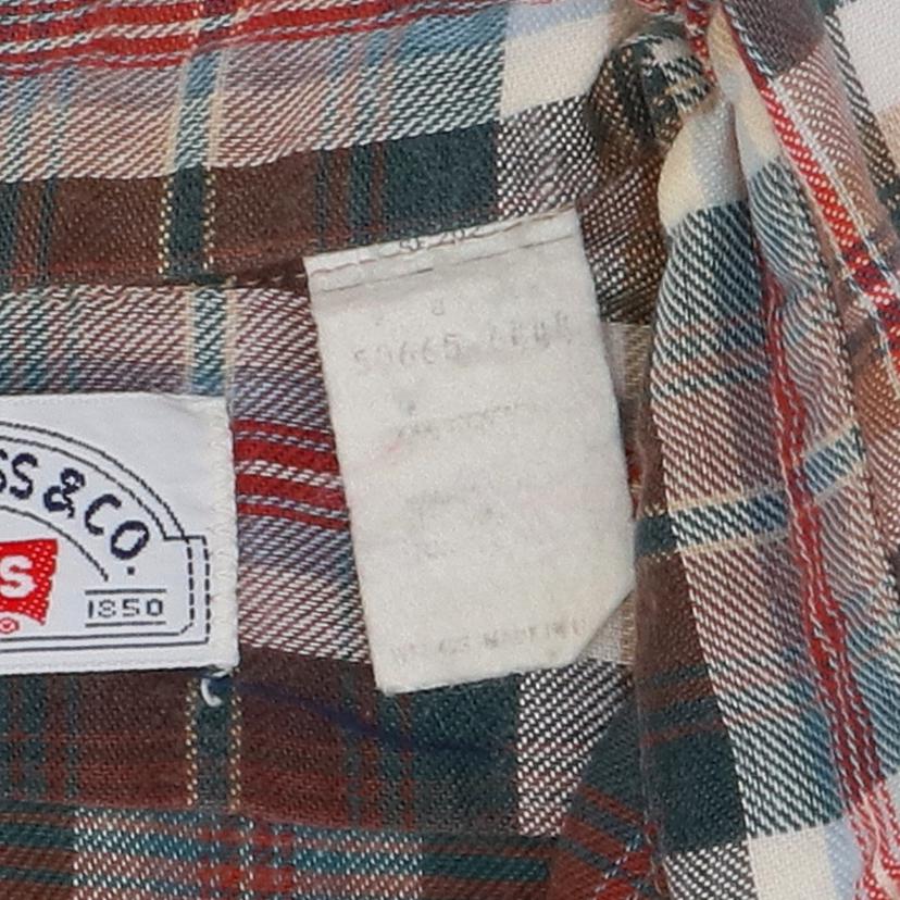 Levi’s リーバイス/70-80’s/チェックシャツ/USA製/ヴィンテージ//ABランク/82