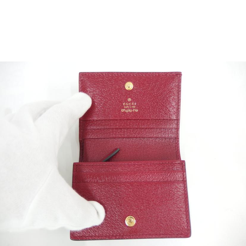 GUCCI ｸﾞｯﾁ/ミニGGドラエモン／コンパクトウォレット/647788//095*/Aランク/82