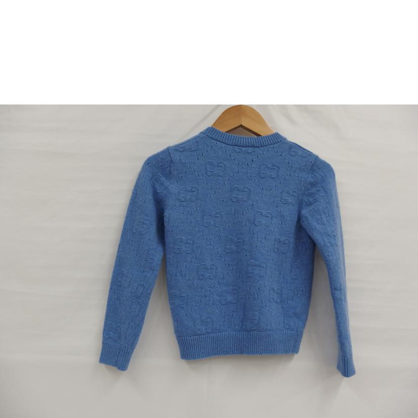 GUCCI グッチ/ジャガードキッズカラーニット／ブルー//Bランク/82