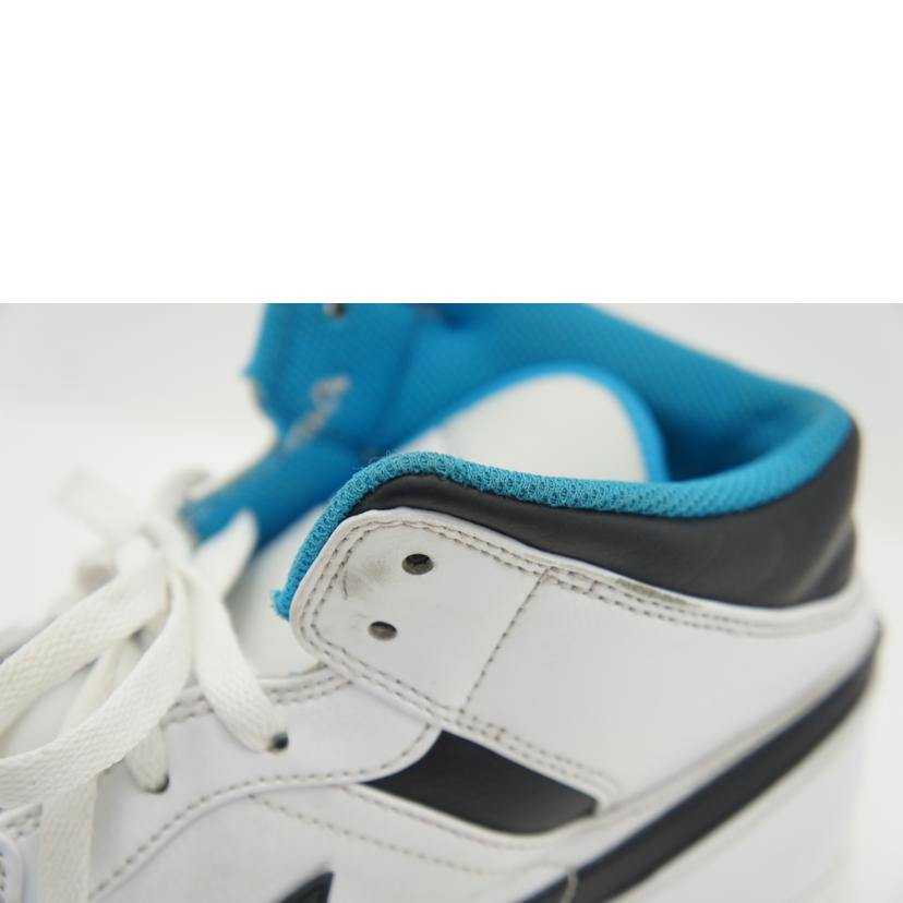 NIKE ナイキ/AIR　JORDAN　1　MID　白×水色/554724 141//Bランク/42