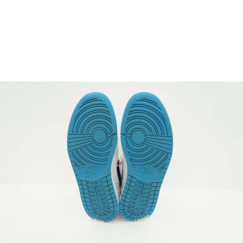 NIKE ナイキ/AIR　JORDAN　1　MID　白×水色/554724 141//Bランク/42