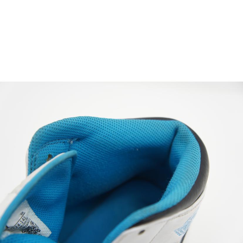 NIKE ナイキ/AIR　JORDAN　1　MID　白×水色/554724 141//Bランク/42