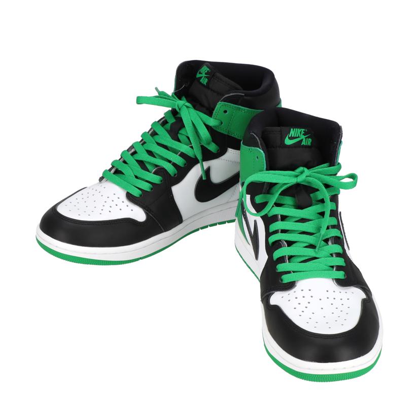 NIKE ナイキ/AIR　JORDAN　1　RETRO　HIGH　OG　Black　and　Lucky　Green/DZ5485-031//Sランク/05