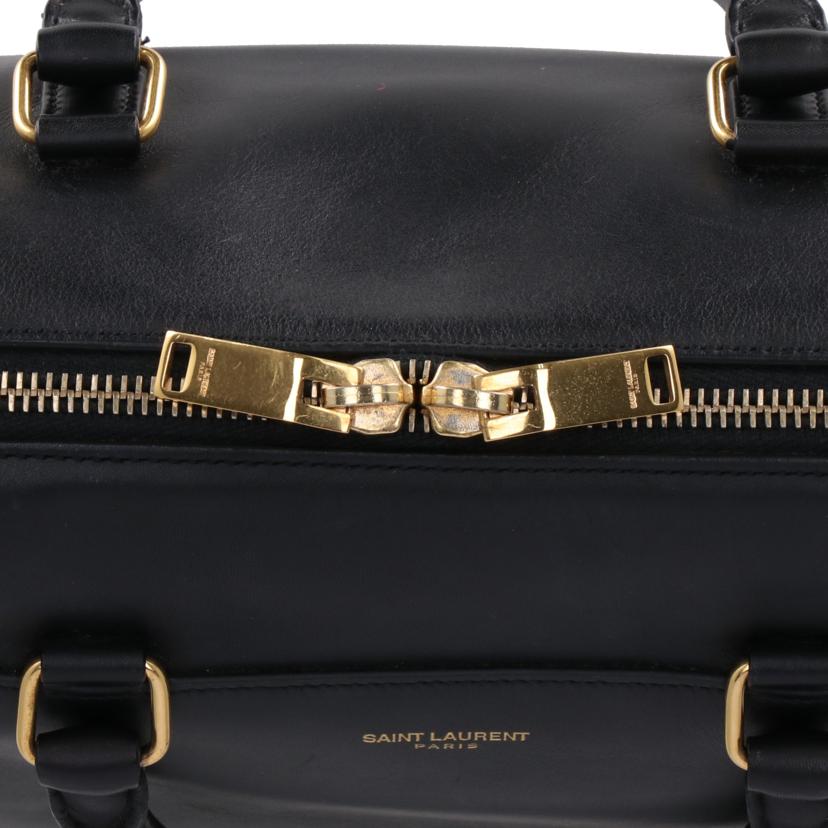 SAINT LAURENT サンローラン/レザーベイビーダッフル2Wayハンド 黒/CLD330958//Bランク/42