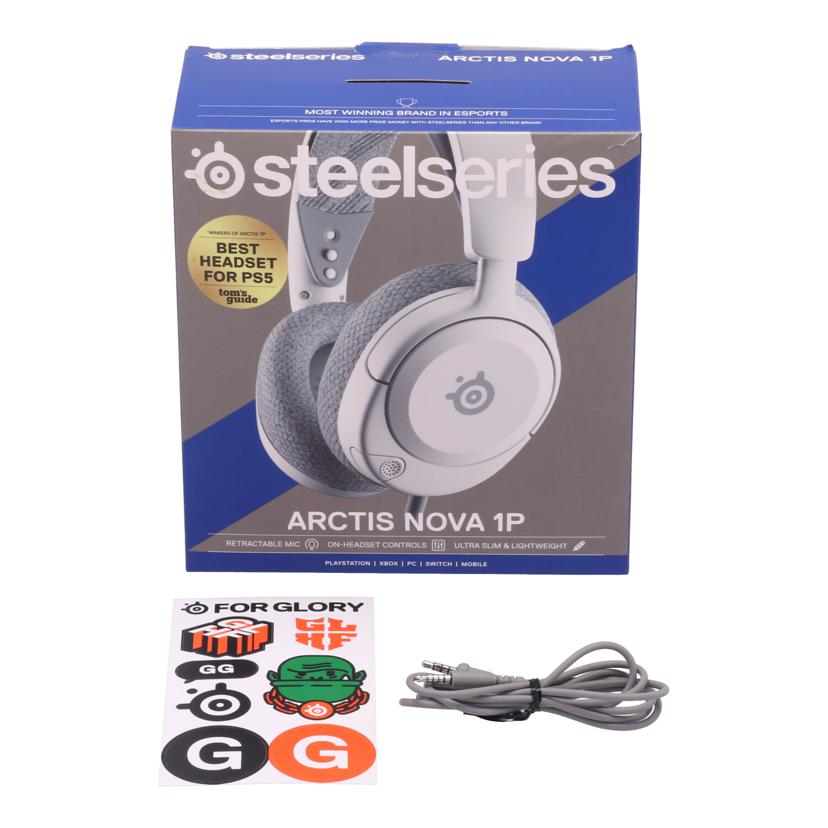 SteelSeries スティールシリーズ　/ゲーミングヘッドセット／ARCTIS　NOVA　1P/ARCTIS NOVA 1P 61612//6161232430302208801/Bランク/63