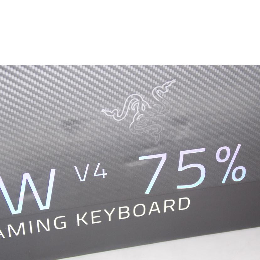 RAZER レイザー/BLACK　WIDOW　V4　75％　PHANTOM　WHITE/RZ03-0500//IO2543F97800285/Sランク/42