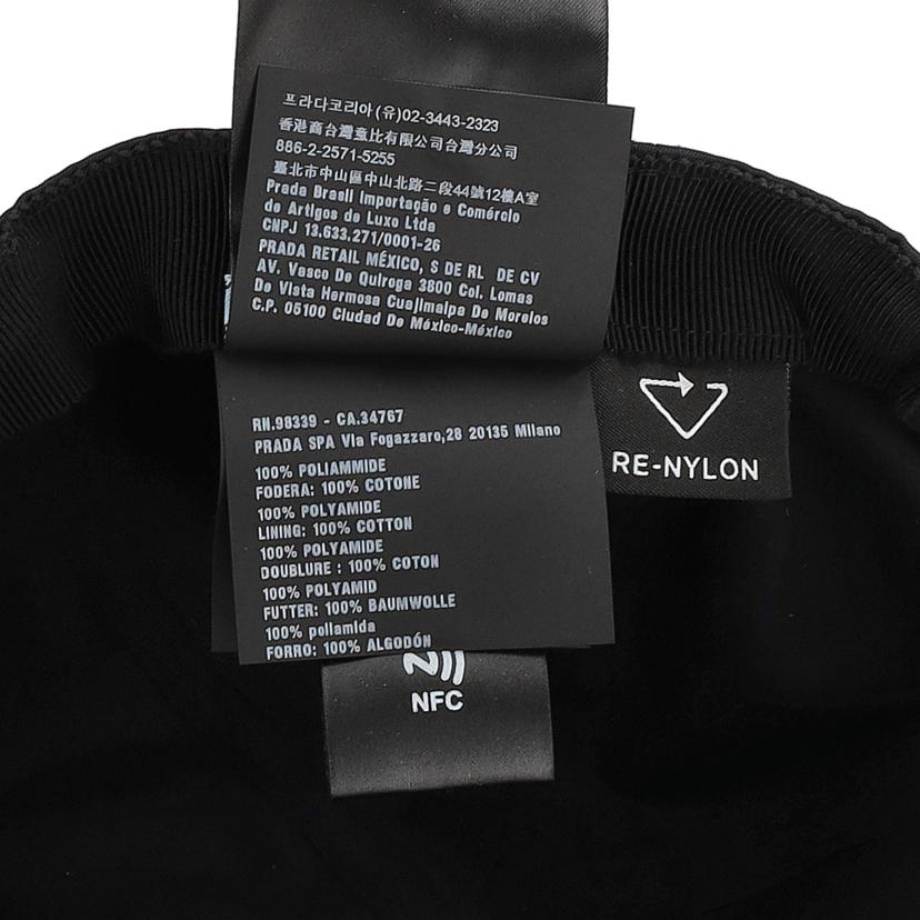 PRADA プラダ/◇PRADA／ナイロンキャップ／M/1HC179 2DMI//RFI*/Aランク/06