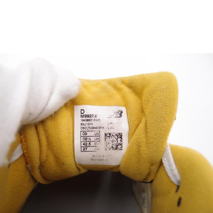 new　balance ﾆｭｰﾊﾞﾗﾝｽ/new　balance　ローカットスニーカー/M992BL//ABランク/69
