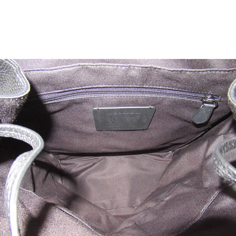 　　COACH/リュックサック／レザー/89896//L21**/Aランク/63