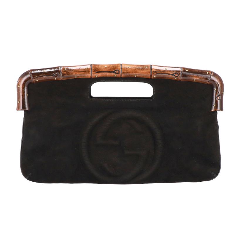 GUCCI グッチ/ブラックスエードクラッチバッグ/119108//213***/ABランク/25