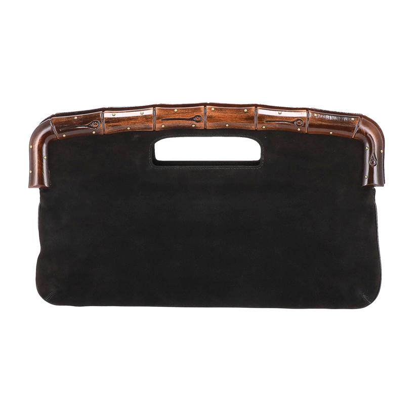 GUCCI グッチ/ブラックスエードクラッチバッグ/119108//213***/ABランク/25