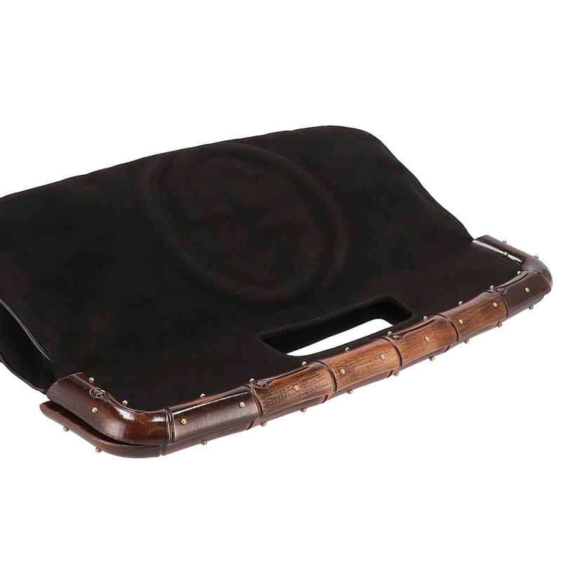 GUCCI グッチ/ブラックスエードクラッチバッグ/119108//213***/ABランク/25