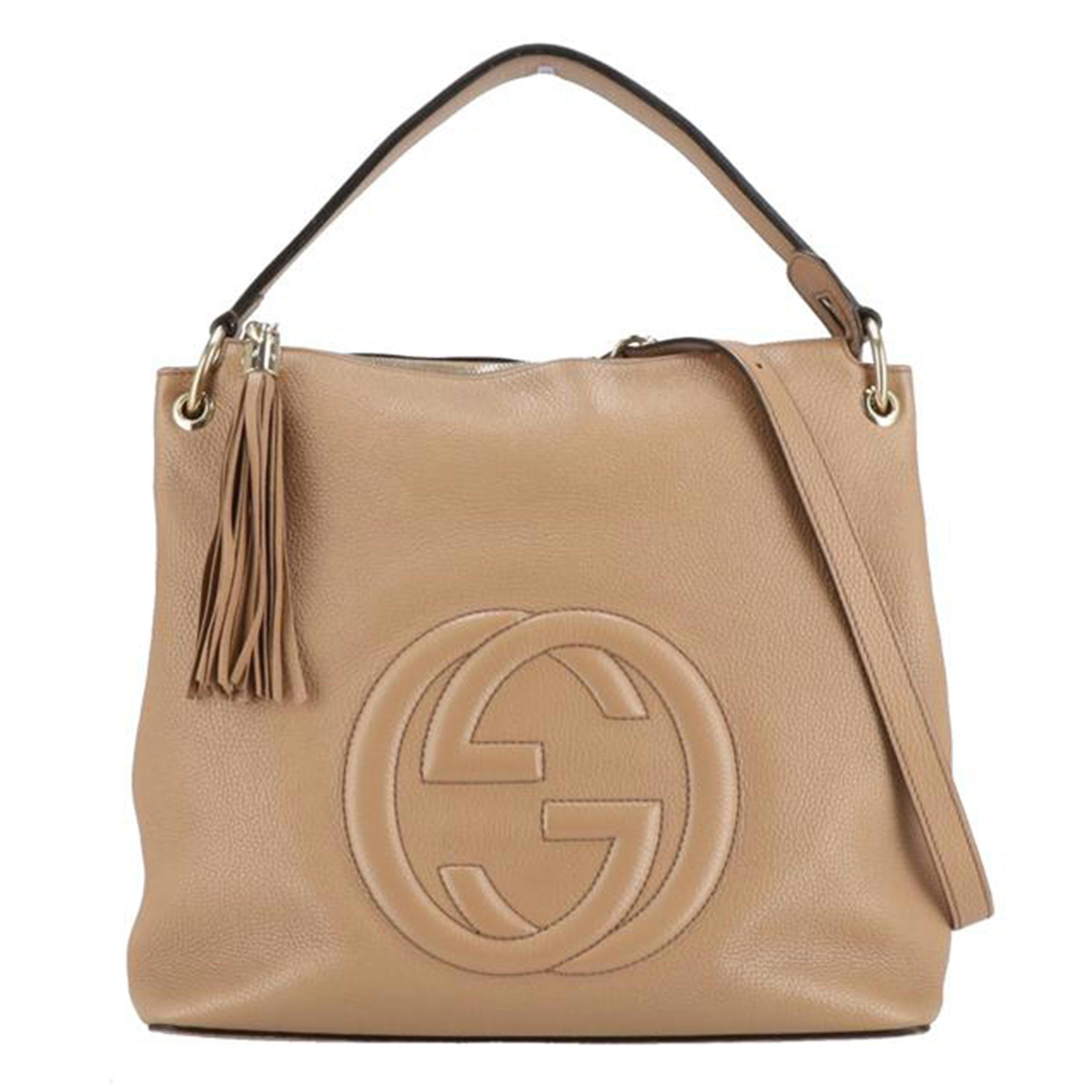 GUCCI グッチ/レザーソーホー2Wayショルダー フリンジ付/536194//525***/ABランク/42