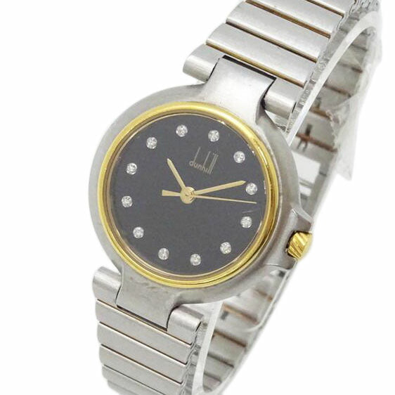 dunhill ダンヒル/dunhill／ミレニアム／12Pダイヤ／クォーツ/MQ//12 *****/Bランク/69