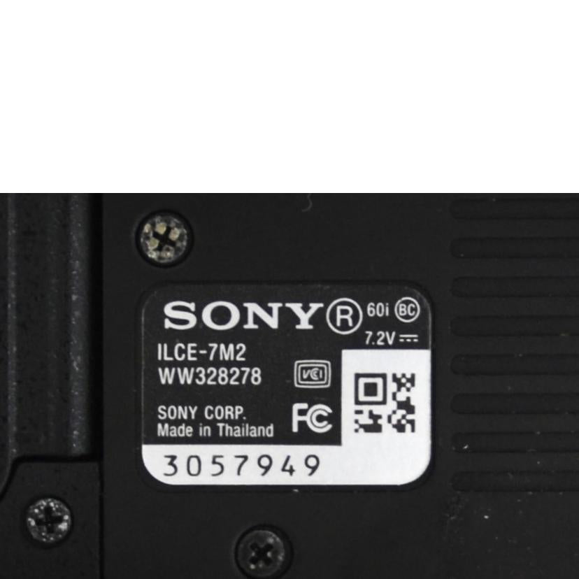 SONY ソニー/ミラーレス一眼／α7　II　ボディ/α7 II BODY//3057949/BCランク/75