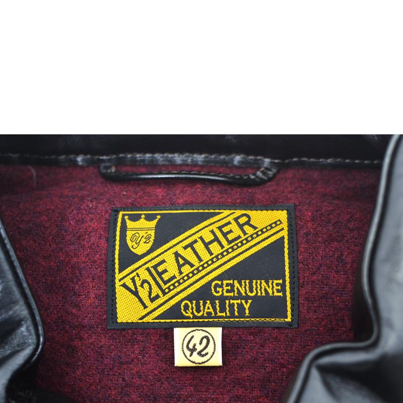 B*N様 Y2 Leather ブラックレザーベスト サイズ42 Y＇2 LEATHER ワイツーレザー/メンズファッション｜WonderREX-ONLINE