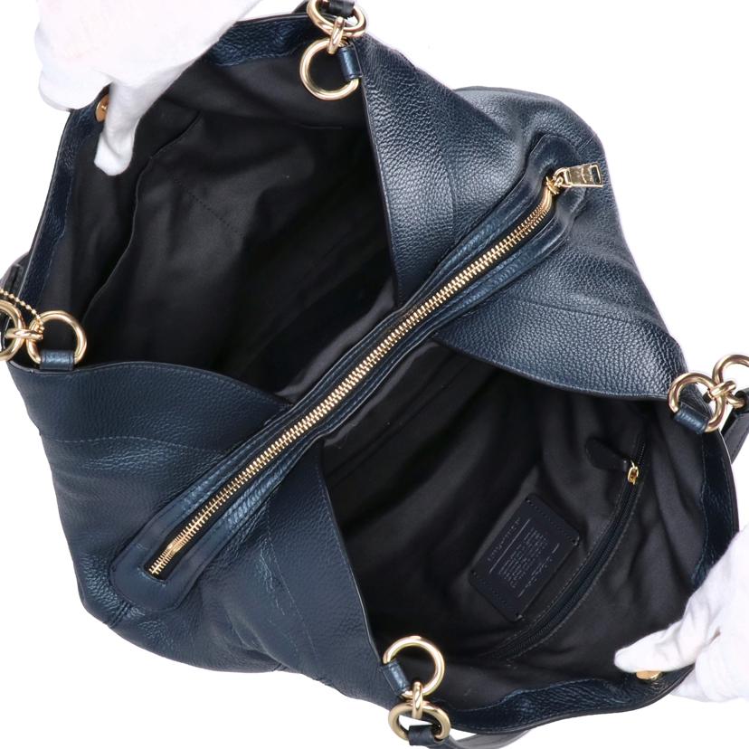 COACH コーチ/ペプルドレザーレクシー／ワンショルダーバッグ／ネイビー/F38879//G18**/ABランク/06