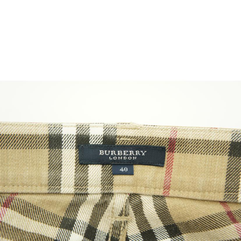 BURBERRY ﾊﾞｰﾊﾞﾘｰ/パンツ／ノバチェック柄/FQ076-077-14//Bランク/94