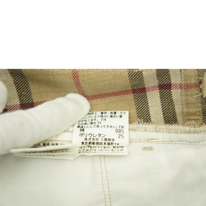 BURBERRY ﾊﾞｰﾊﾞﾘｰ/パンツ／ノバチェック柄/FQ076-077-14//Bランク/94