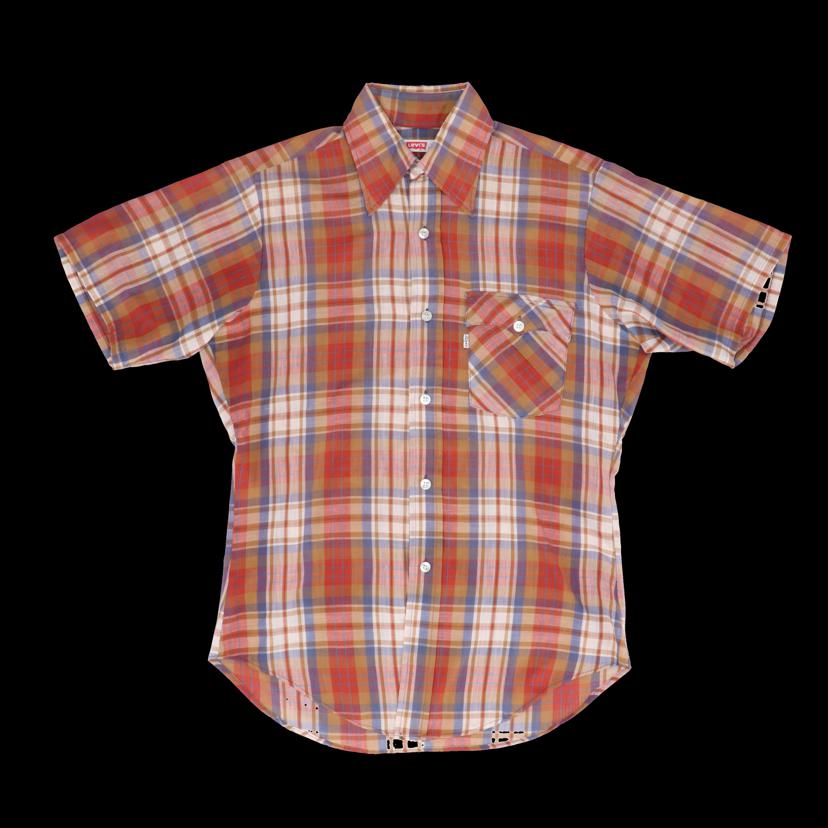 Levi’s リーバイス/70’s/半袖チェックシャツ/USA製/ヴィンテージ//ABランク/82