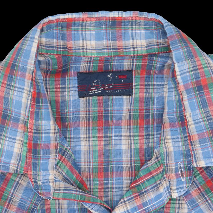Levi’s リーバイス/90’s/半袖チェックシャツ/ヴィンテージ/9264821405012//ABランク/82