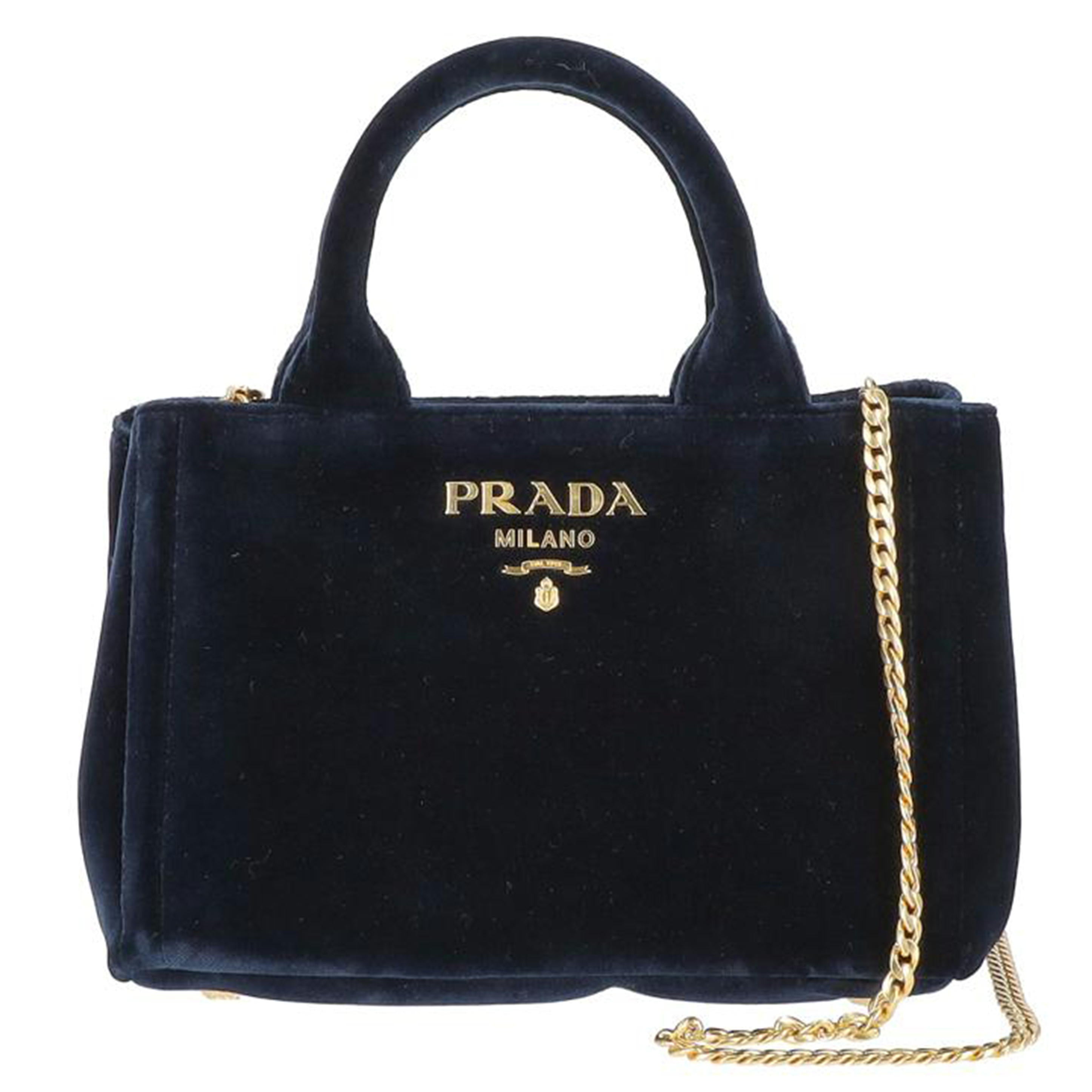 PRADA プラダ/VELLUTO2WAYハンドバッグ/1BA038//110/Aランク/94