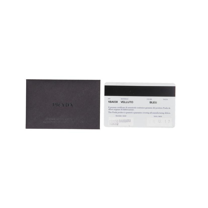 PRADA プラダ/VELLUTO2WAYハンドバッグ/1BA038//110/Aランク/94