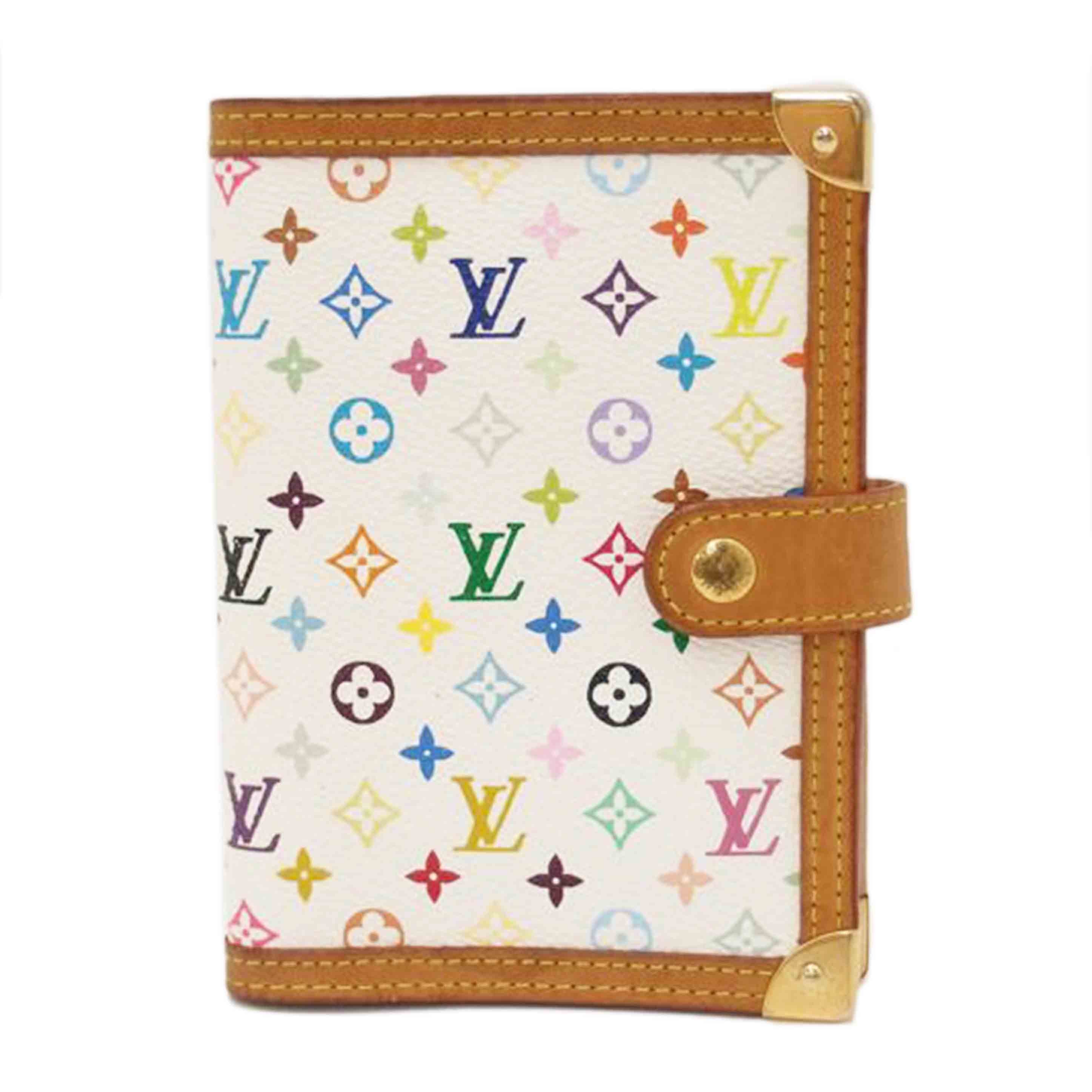 LOUIS　VUITTON ルイヴィトン　ビトン　手帳カバー　白　レディース　モノグラム　/アジェンダPM／マルチカラー／ブロン/R20896//CA0***/Bランク/69