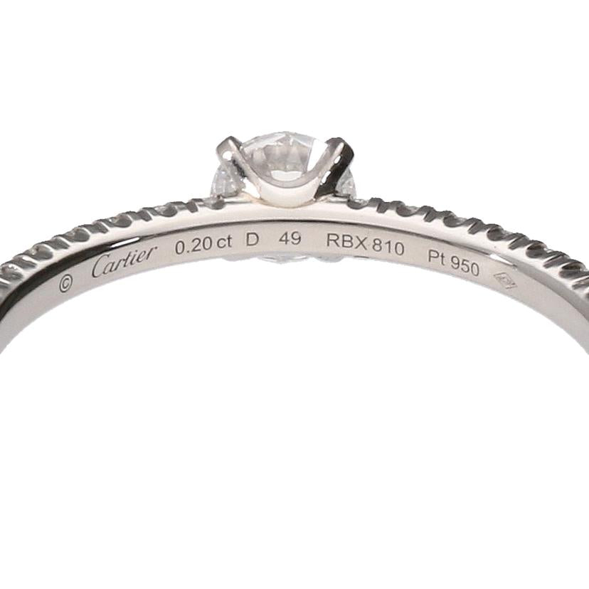 Cartier カルティエ/Pt950エタンセドゥカルティエダイヤリング0.20/＃9/1.7/0.20//RBX810/#49/Aランク/75