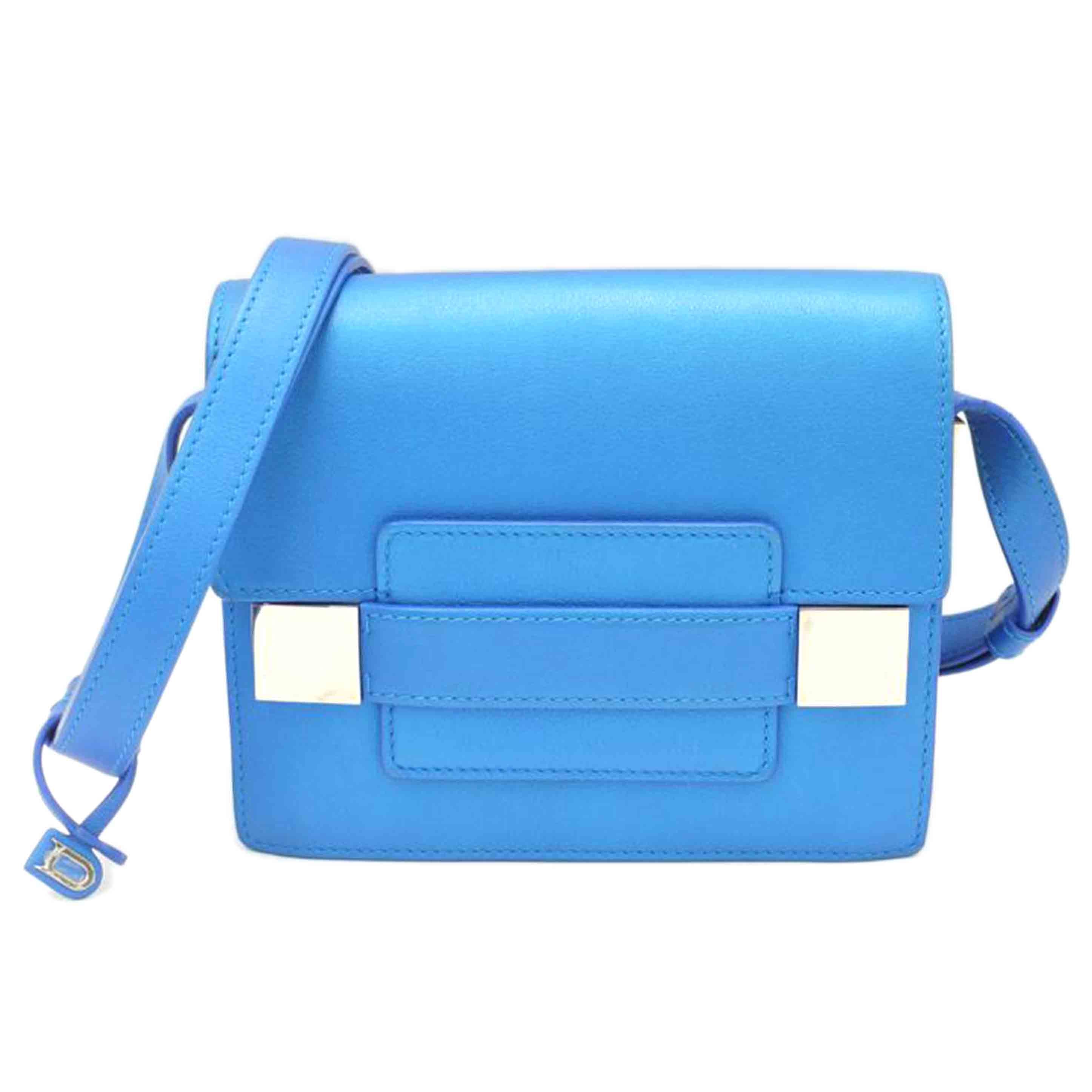 DELVAUX デルヴォー/マダムミニレザーショルダー／ブルー//Aランク/69