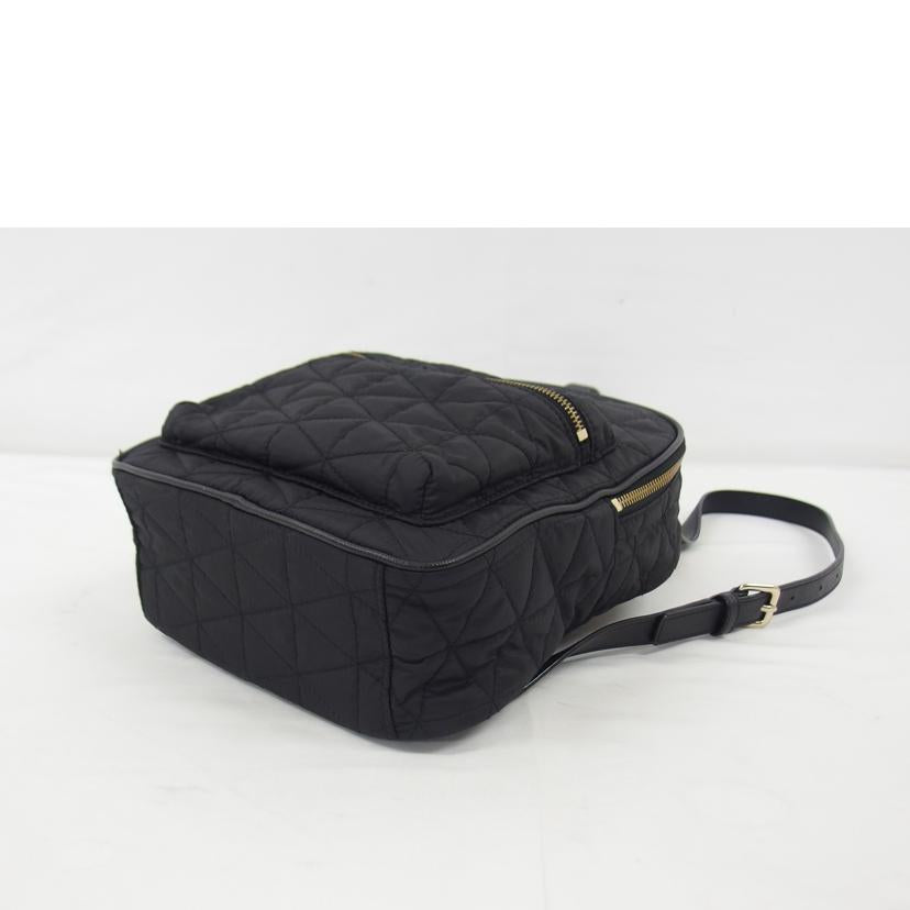Kate　spade ケイトスペード/ナイロンキルティングリュック／ブラック/12T-01044112//Aランク/04