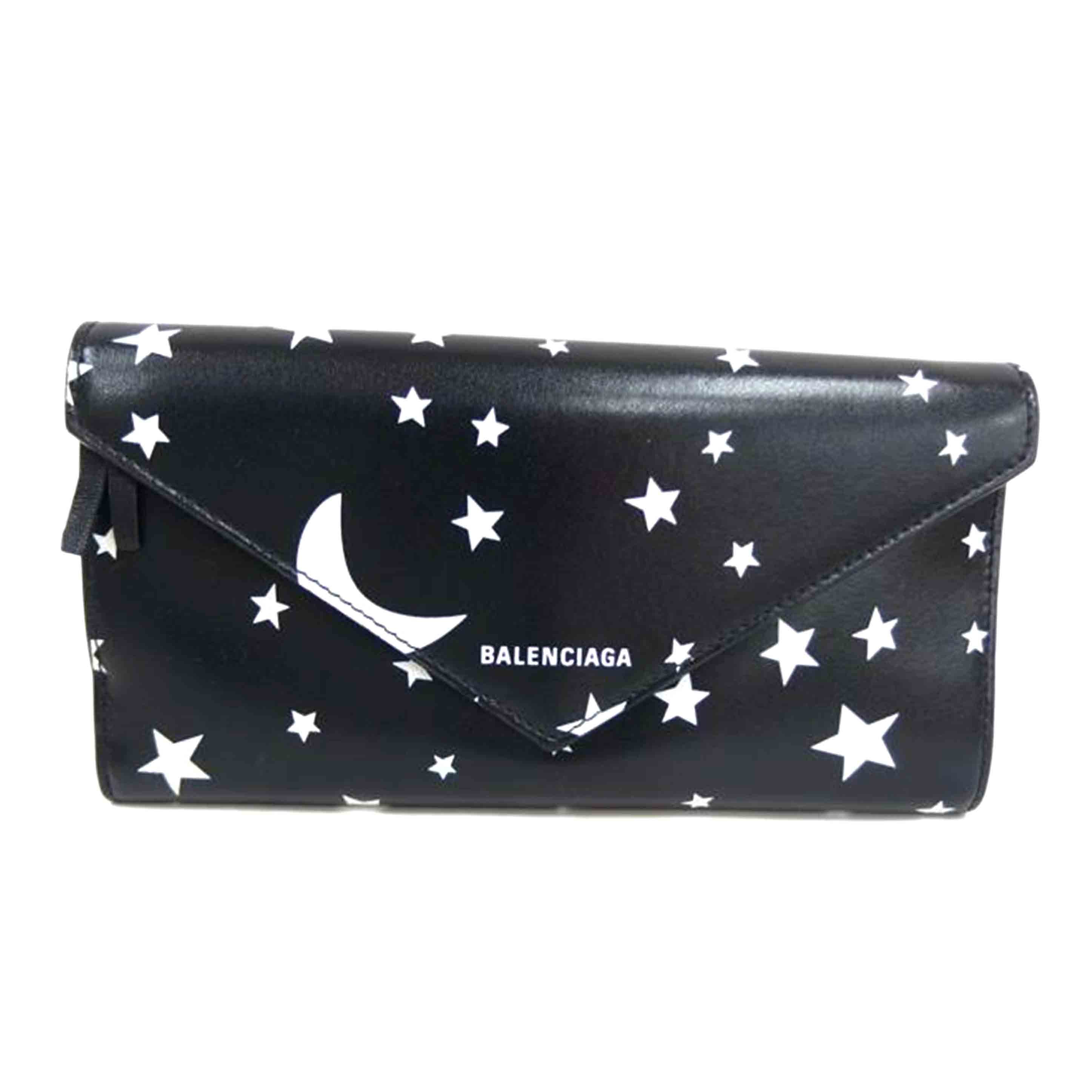 BALENCIAGA バレンシアガ/ペーパー二つ折り長財布/499207//109**********/Bランク/82