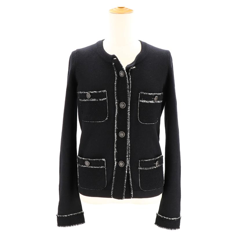 CHANEL シャネル/ココマーク/ウール×カシミアカーディガン/P42011W04956//ｻｲｽﾞ:34/ABランク/91