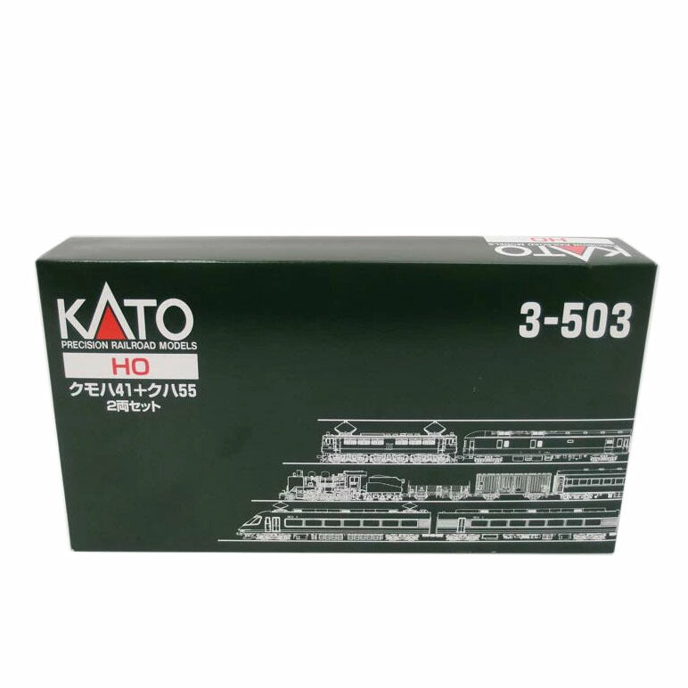 KATO カトー/HOゲージ　クモハ41＋クハ55　2両セット　鉄道模型/3-503//Aランク/69