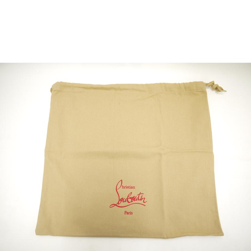 C．Louboutin クリスチャンルブタン/スタッズクラッチバッグ／ブラック//Aランク/69