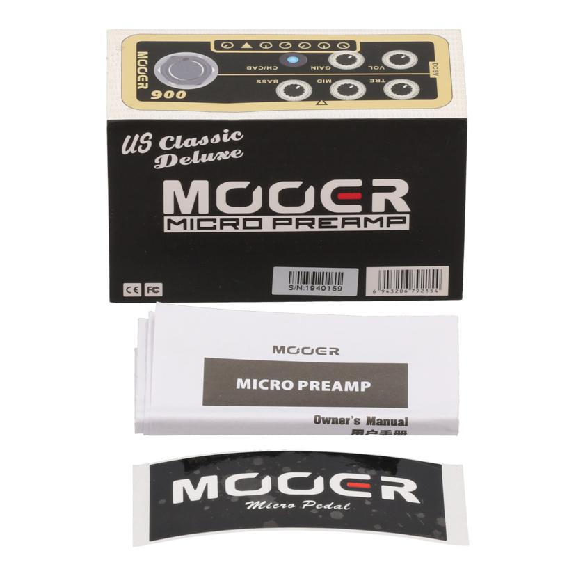 MOOER ムーアー　/プリアンプペダル/Micro PreAMP 006//1940159/Aランク/67