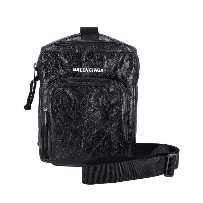 BALENCIAGA ﾊﾞﾚﾝｼｱｶﾞ/レザーボディバッグ／エクスプローラ/593651 1000//527***/ABランク/93