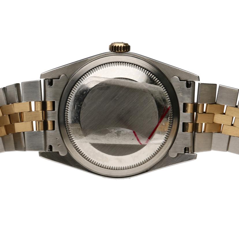 ROLEX ロレッスク/DATE　JUST　10Pダイヤ　／　YG×SS/16233G//W47****/ABランク/91