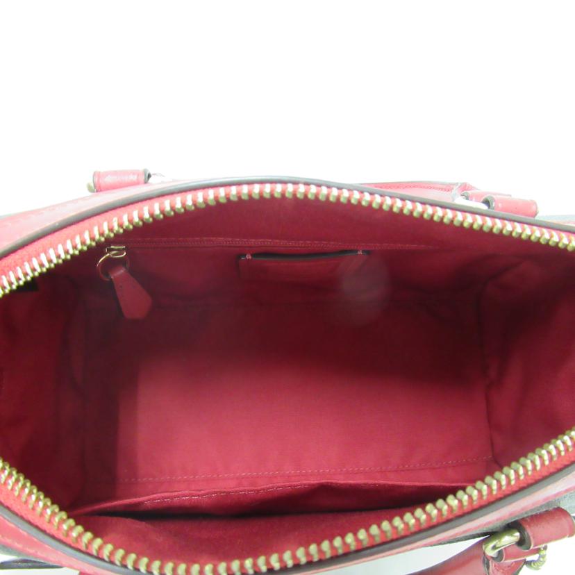 　　COACH/ミニボストンバッグ／シグネチャー/F83607//H19**/Aランク/63